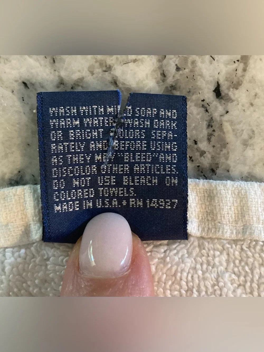 Vintage (1980s) Ralph Lauren Polo Beach Towel